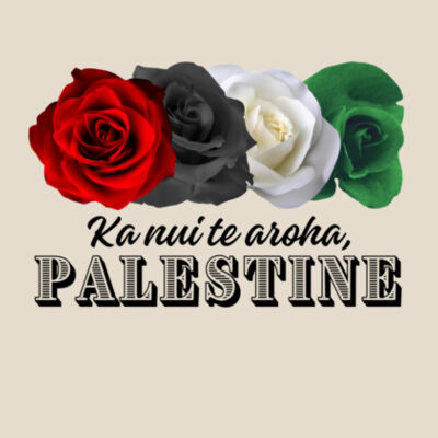 Love you lots, Palestine  - AS Colour Womens Maple Organic Tee Design