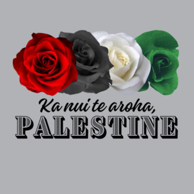 Children's 'Love you lots, Palestine'  - Cloke Kids Outline Tee Design