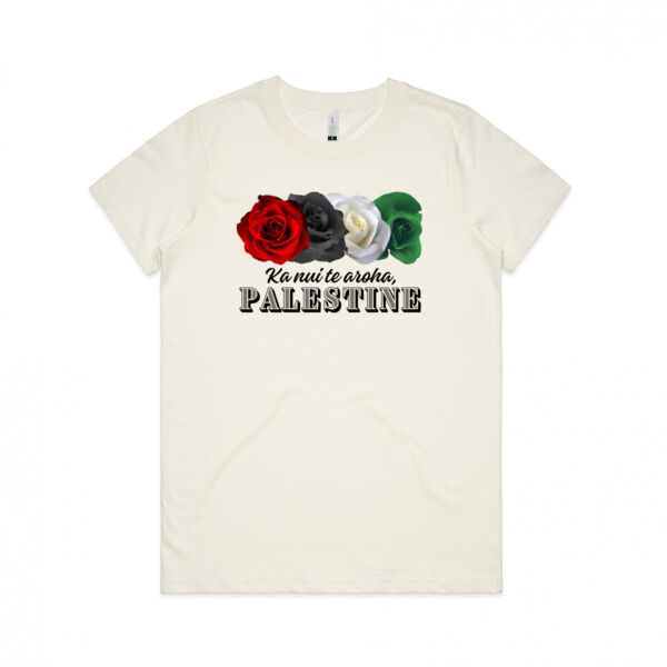 Love you lots, Palestine  - AS Colour Womens Maple Organic Tee Thumbnail
